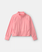 Girls Active Zip-Up Jacket - Pink