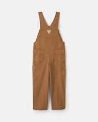 Boys Twill Overalls - Brown