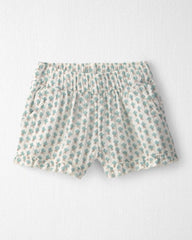 Baby Girl 2-Piece Organic Cotton Gauze Top & Short Set in Floral