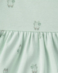 Baby Girl 2-Pack Frog Short-Sleeve Dresses - Green