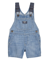 Baby Denim Shortalls - Blue