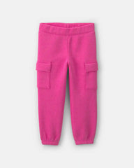 Toddler Girl Heart Fleece Hoodie & Pant Set - Pink
