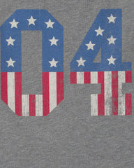 Boys Fourth of July Graphic Tank - Grey