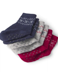 Baby 3-Pack No-Slip Ankle Socks Made with Organic Cotton