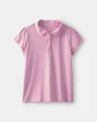 Girls Uniform Polo Shirt - Pink