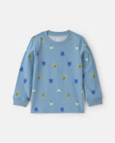 Toddler Boy Monster Long-Sleeve T-Shirt - Blue