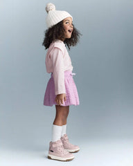 Toddler Girl Skiing Squish Long-Sleeve Top - Light Pink