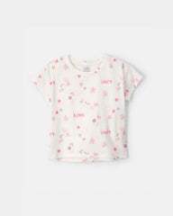 Girls 'Love' Top - Ivory