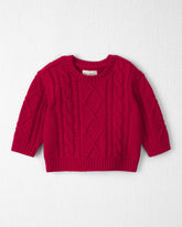 Baby Organic Cotton Cable Knit Sweater
