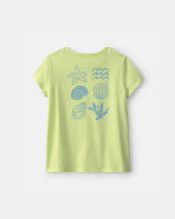 Girls 'Be Your-Shelff' Graphic Tee - Green
