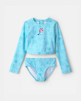 Girls 2-Piece Blueyâ„¢ Rashguard Swimsuit Set - Blue