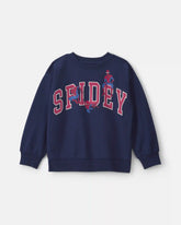 Boys ©Marvel Spider-Man Pullover Sweatshirt - Navy Blue