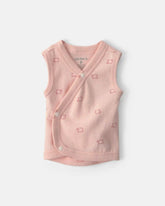 Baby Girl Sheep Side-Snap Tank - Pink