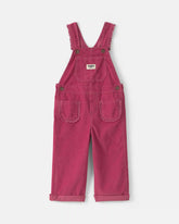 Toddler Girl Corduroy Overalls - Purple