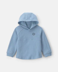 Toddler Boy Long-Sleeve Hooded Top - Blue