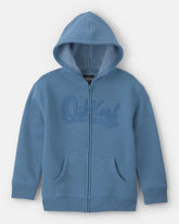 Boys OshKosh Logo Fleece Zip-Up Hoodie - Blue