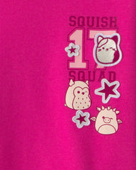 Girls Squishmallow Pullover Sweatshirt - Pink