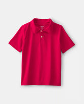 Boys Uniform Active Polo Shirt - Red
