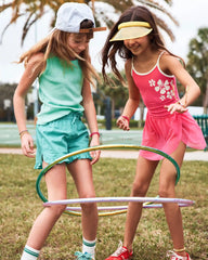 Girls Rib Tank Top - Green