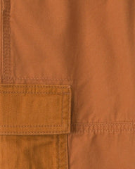 Boys Baggy Cargo Pants - Brown
