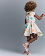 Toddler Girl Avenue Twirl™ Dress in Character Print - Cream