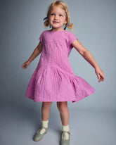 Toddler Girl Asymmetrical Drop-Waist Dress - Pink