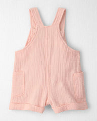 Baby Girl Organic Cotton Gauze Shortalls