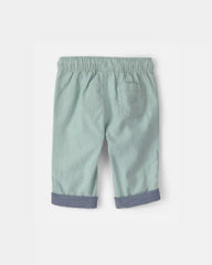 Baby Boy Linen Pants - Green