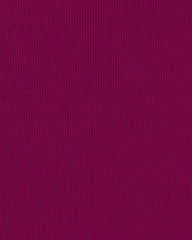 Girls Long-Sleeve Ribbed Top - Burgundy