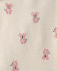 Baby Girl 5-Pack Bunny Multipack Bodysuits - Pink/Ivory