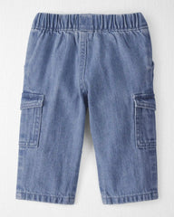 Baby Organic Cotton Denim Cargo Pants