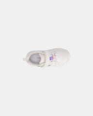 Toddler Girl Leopard Charm Sneakers - White