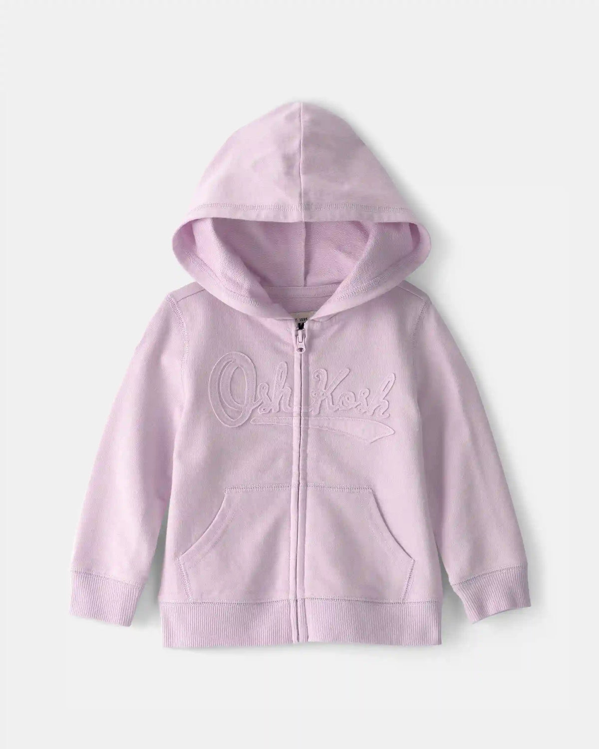 Baby Girl OshKosh Logo Zip-Up Hoodie - Purple