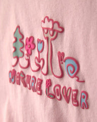 Toddler Girl 'Nature Lover' Short-Sleeve Tie Top - Pink