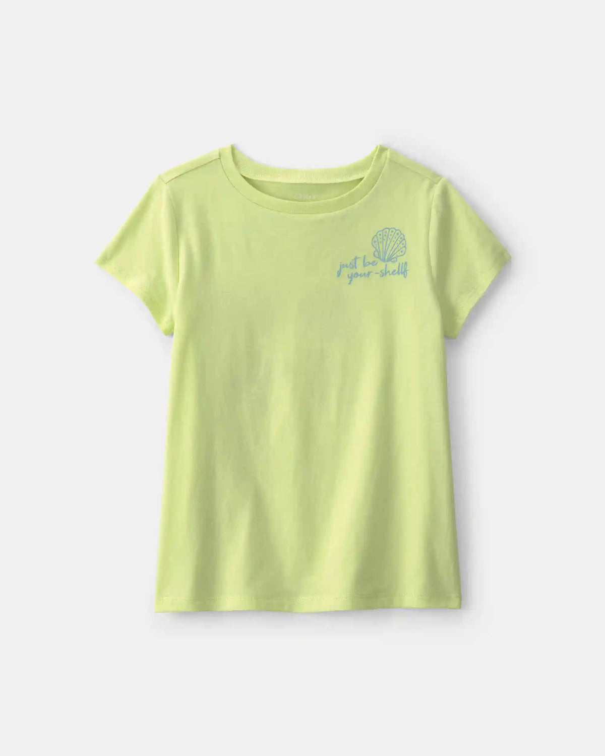 Girls 'Be Your-Shelff' Graphic Tee - Green