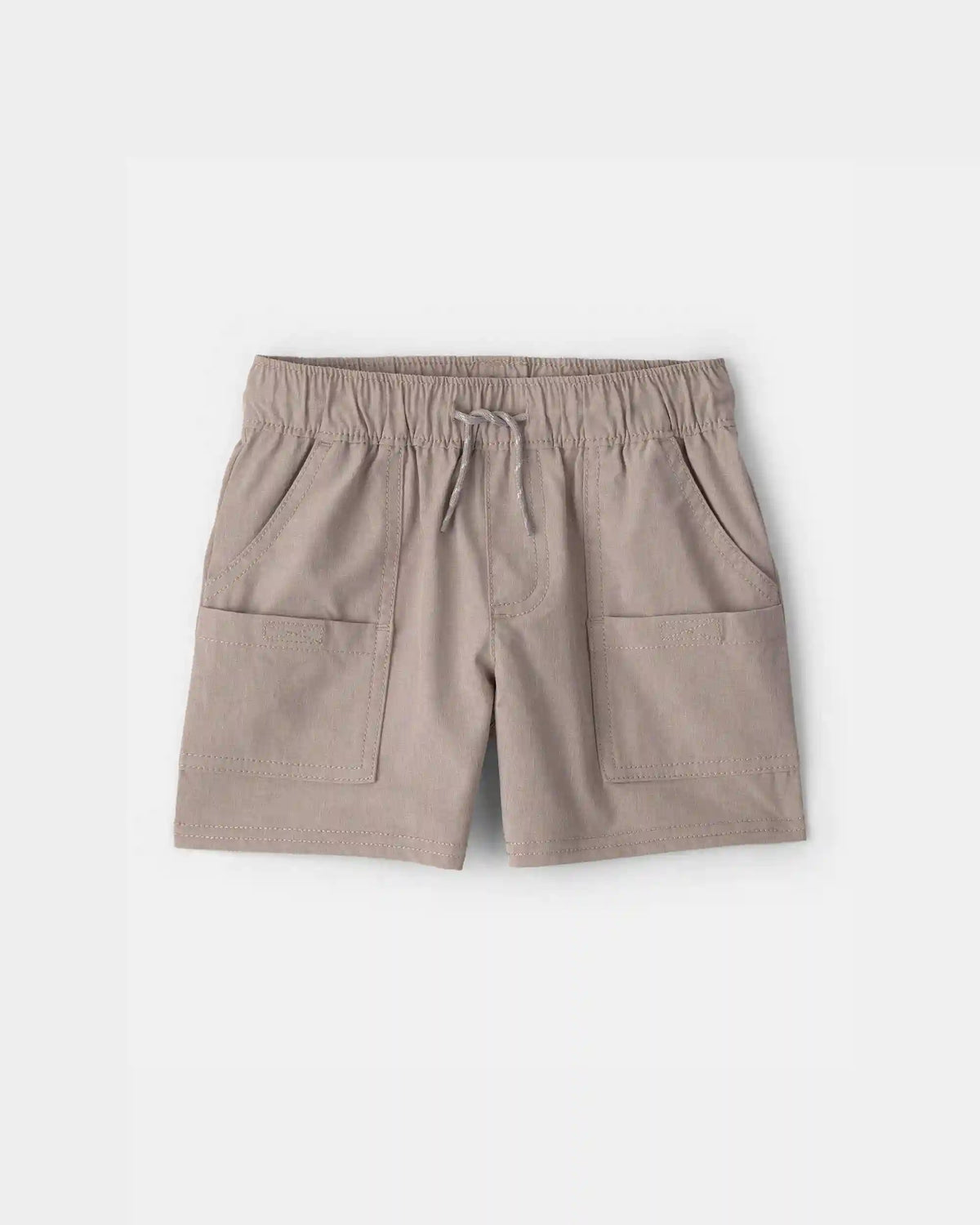 Toddler Boy Woven Pocket Shorts - Taupe