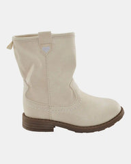 Toddler Cowgirl Boots - White