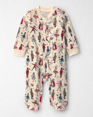 Baby Organic Cotton Sleep & Play Pajamas in Nutcracker