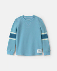 Toddler Boy Thermal Long-Sleeve T-Shirt - Blue