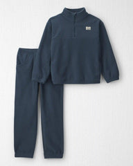 Boys 2-Piece Recycled Microfleece Top & Pant Set