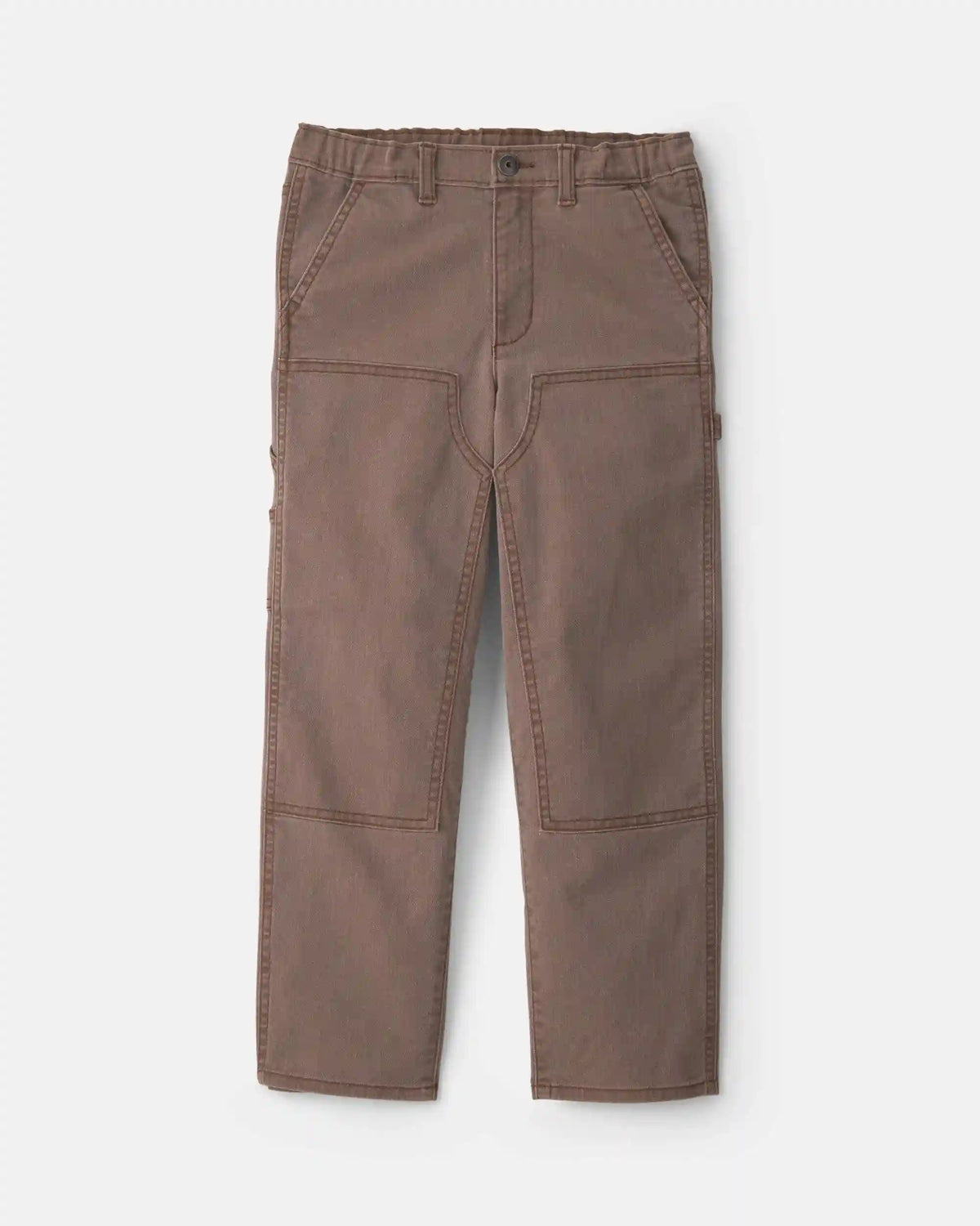 Boys Baggy Carpenter Pants - Brown
