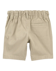 Toddler Boy Stretch Chino Shorts - Khaki
