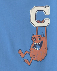 Toddler Boy Monster Long-Sleeve Graphic Tee - Blue