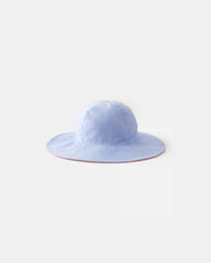 Toddler Girl Reversible Swim Hat - Coral/Blue
