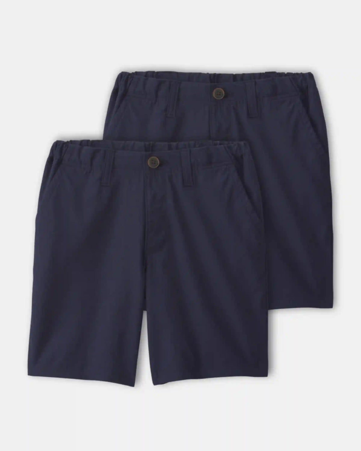 Boys 2-Pack Uniform Active Pull-On Shorts - Navy