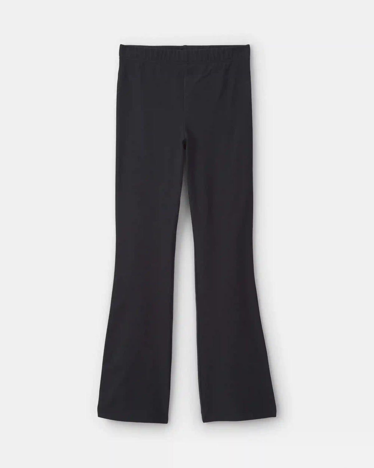 Girls Pull-On Stretch Flare Leggings - Black