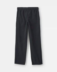 Boys Fleece Wide-Leg Pants - Black