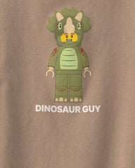 Toddler Boy Lego Dinosaur Graphic Tee - Brown