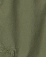 Boys Baggy Cargo Pants - Olive Green
