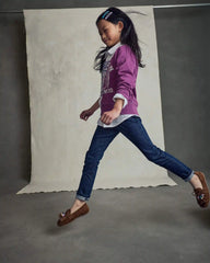 Kid Dark Blue Wash Skinny-Leg Jeans